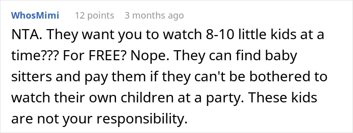 Teen Refuses To Babysit Kids At A Party, One Of The Dads Becomes Furious When His Kid Is Left Unsupervised