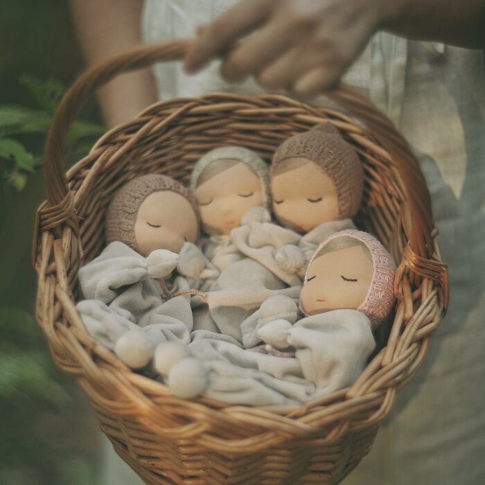 I Create Cute Organic Waldorf Dolls Without The Use Of A Sewing Machine (5 Pics)