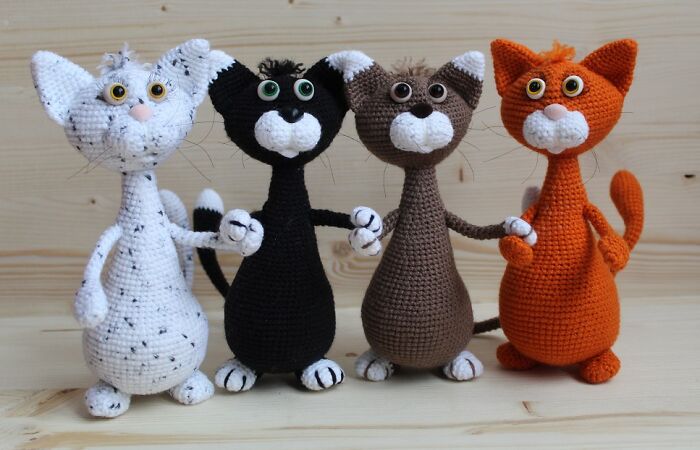 I Crochet Cute Amigurumi Cats (13 Pics)