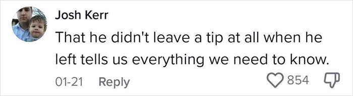 "I'm At A Place Of Employment, Not Here To Play": Server Shuts Down Customer Who Tried To Turn His Tip Into Content For Their Video