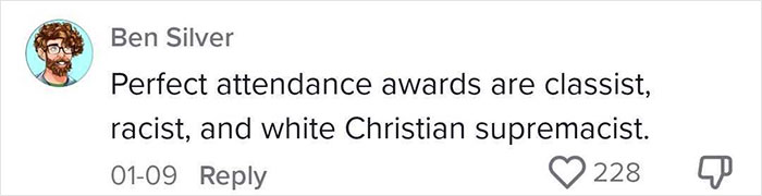 Dad Calls Out Schools For Still Having Perfect Attendance Awards, Goes Viral