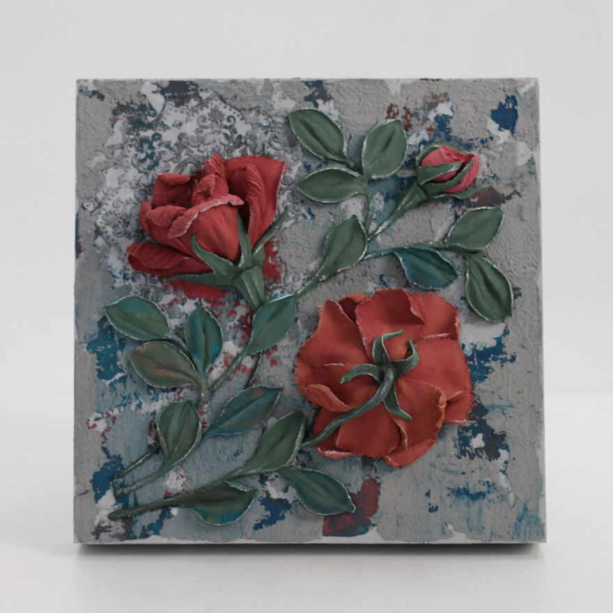 Volumetric Paintings From Decorative Plaster