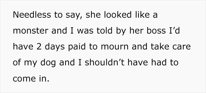 "It's Just A Dog": Employee's Dog Dies, His Boss Makes Him Show Up For Work, So He Maliciously Complies