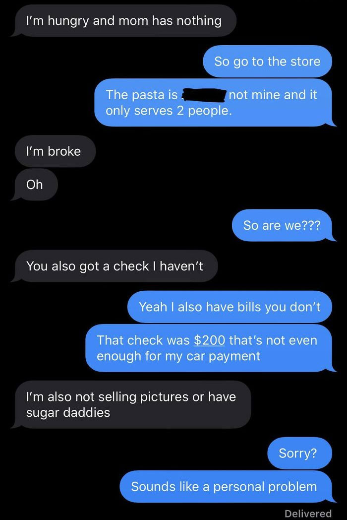 I Wouldn’t Let My Older Sister (Who Lives At Home) Eat My Food