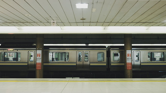 Picture of train in station