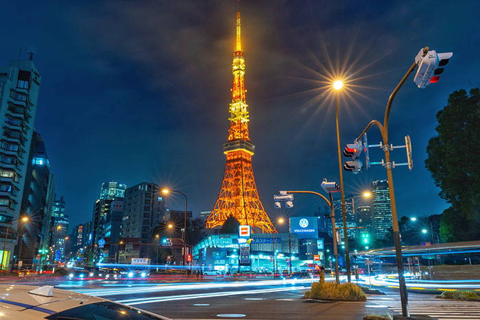 Eiffel Tower in Tokyo