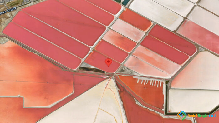 "South Sf Salt Ponds". Location: Newark, California, USA