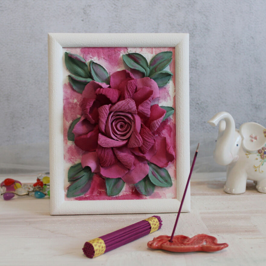 I Create Paintings From Decorative Plaster, And Cross-Stitch Patterns From Them. I Share The Result.