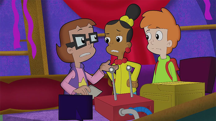 Cyberchase cartoon with Inez