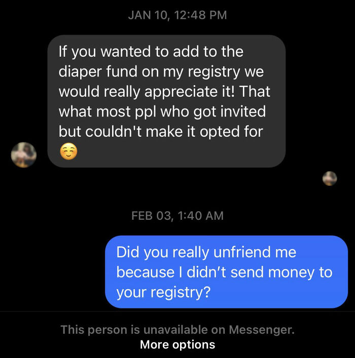 'Friend' Blocks Grieving Woman Because She Didn't Contribute To Her Diaper Fund, It Prompts People To Share Their Stories Of Fake Friends