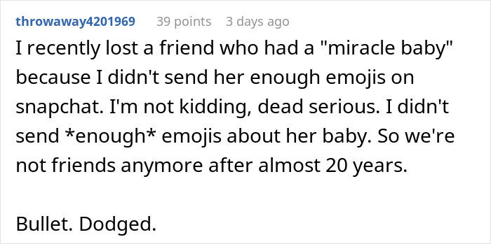 'Friend' Blocks Grieving Woman Because She Didn't Contribute To Her Diaper Fund, It Prompts People To Share Their Stories Of Fake Friends