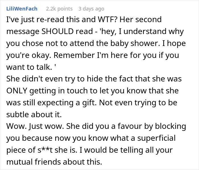 'Friend' Blocks Grieving Woman Because She Didn't Contribute To Her Diaper Fund, It Prompts People To Share Their Stories Of Fake Friends