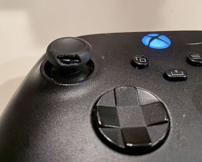 My Three-Year-Old Took A Bite Out Of My Xbox Joystick While Watching TV