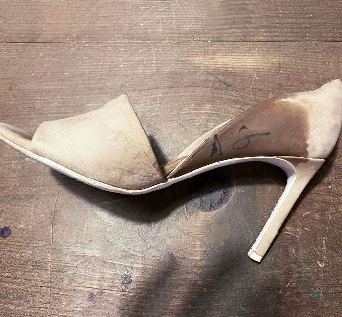 2-Year-Old Art On My Wife's Best Shoes