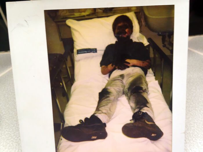 I Also Exploded A Spray Paint Can But With An Ax As A Kid