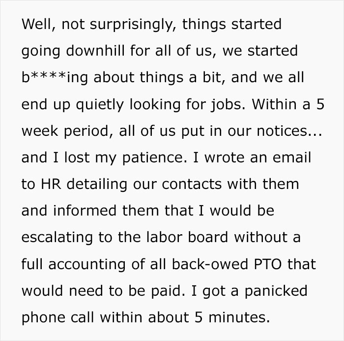 Man Puts An End To Neglect From The HR Side By Informing Them He Will Be Escalating It To The Labor Board