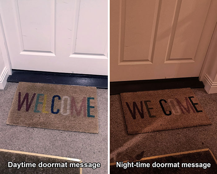 This Doormat Belonging To A Couple Living In My Building