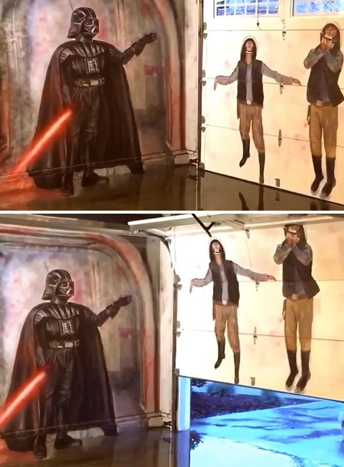 Force Choke Garage Door