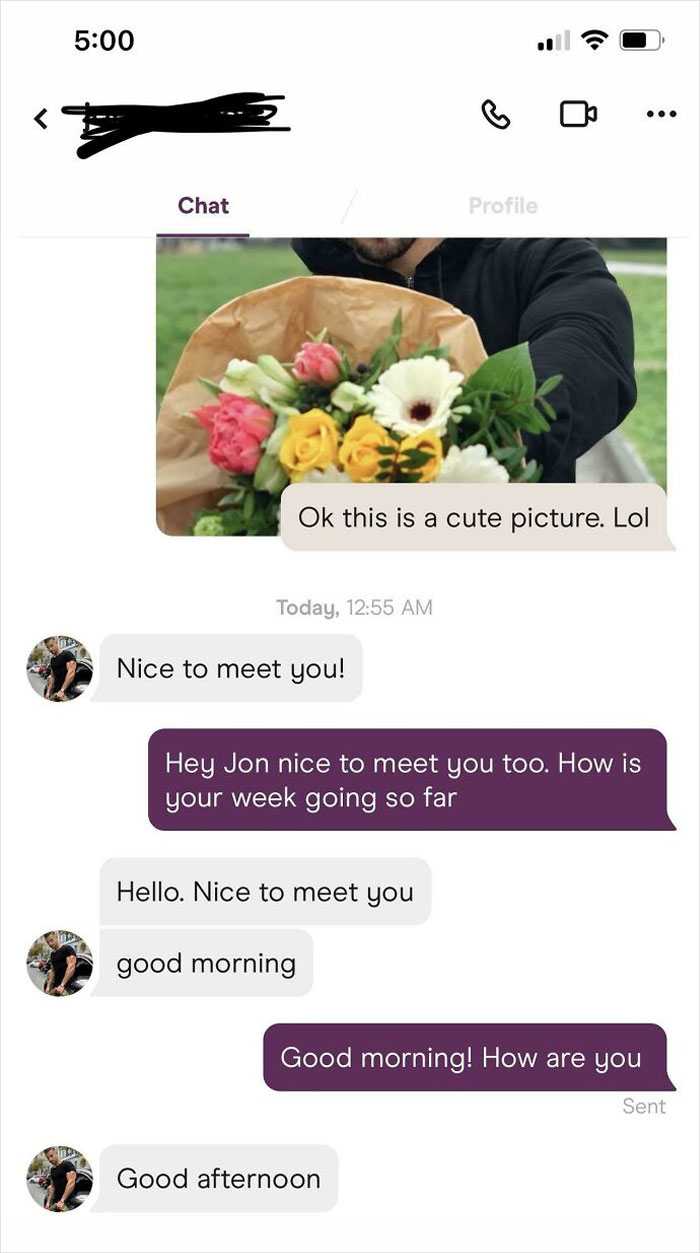 Day 2 On Hinge For Me... This Is A Joke ...right?