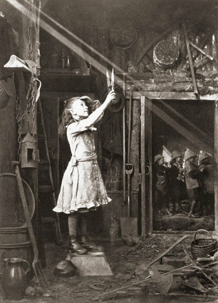 Cutting A Sunbeam, England, 1886 By Adam Diston
