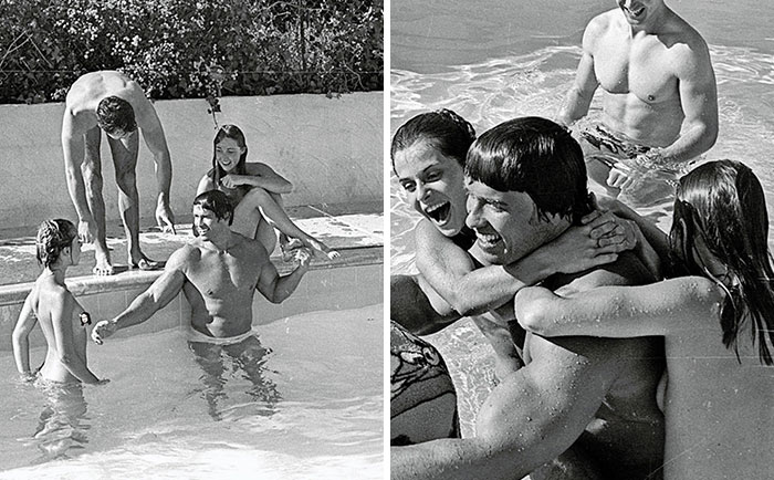 Debra Tate, Johnny Crawford, Natassja Kinski And Myself Being Silly Back In ’76