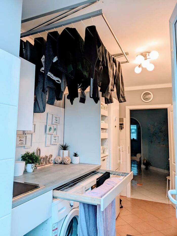 We Built Our Own Laundry-Dry Drawer From The Maximera Drawer Pulls