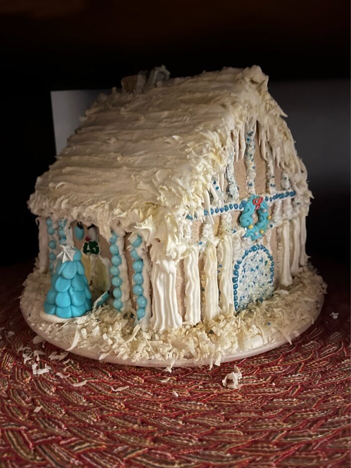 My Sil Made This Snowy Masterpiece