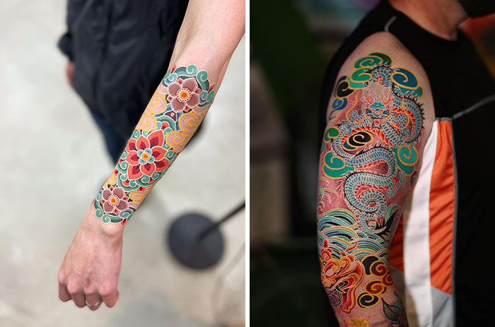 This Korean Artist Creates Mesmerizing Tattoos, Here Are 30 Of His Best Works