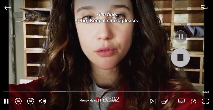 In Money Heist, Rio Says "En Español Por Favor" Which Means "In Spanish Please", But The Subtitles Say "Keep It Short Please"