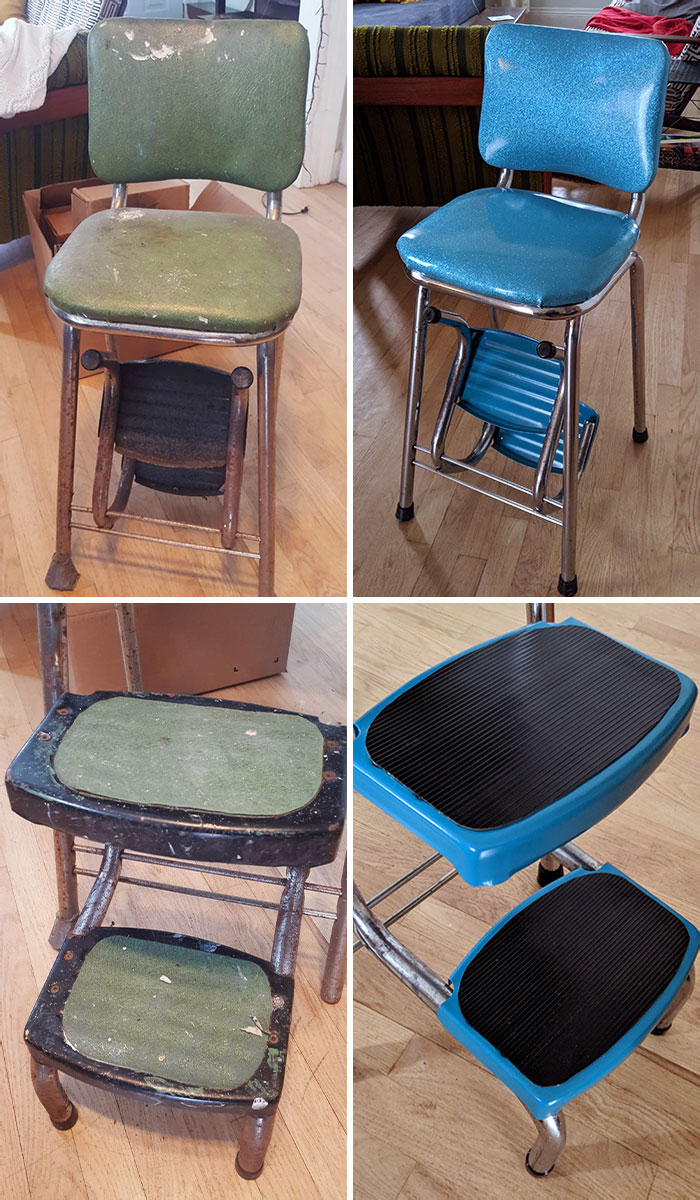 I Restored My Grandma's 65-Year-Old Kitchen Step-Stool