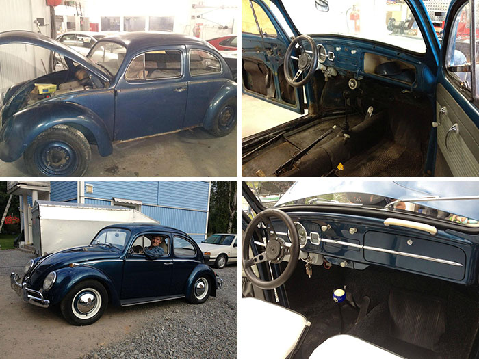 Last Summer Me And My Sister Secretly Restored Our Father's 64 Beetle. Results: