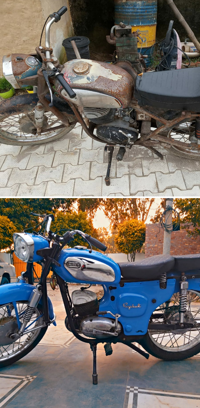 Me And My Dad Restored This Yamaha Rajdoot 1979 Bike