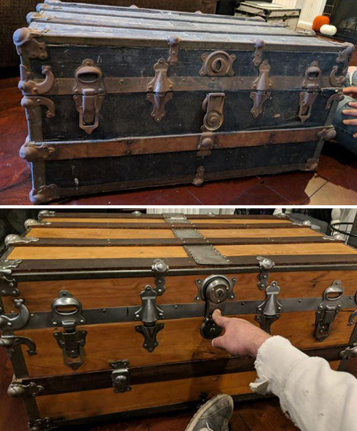 Restoring Great Grandfather's Trunk (From 1911)