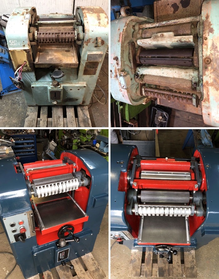 Old Russian/Soviet Woodworking Machine Restored