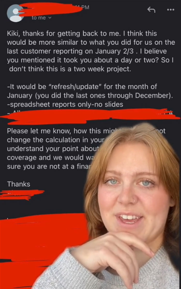 Woman Gets Fired, CEO Contacts Her And Asks Her To Do Some More Work For A Pay Where She Would Be Losing Money
