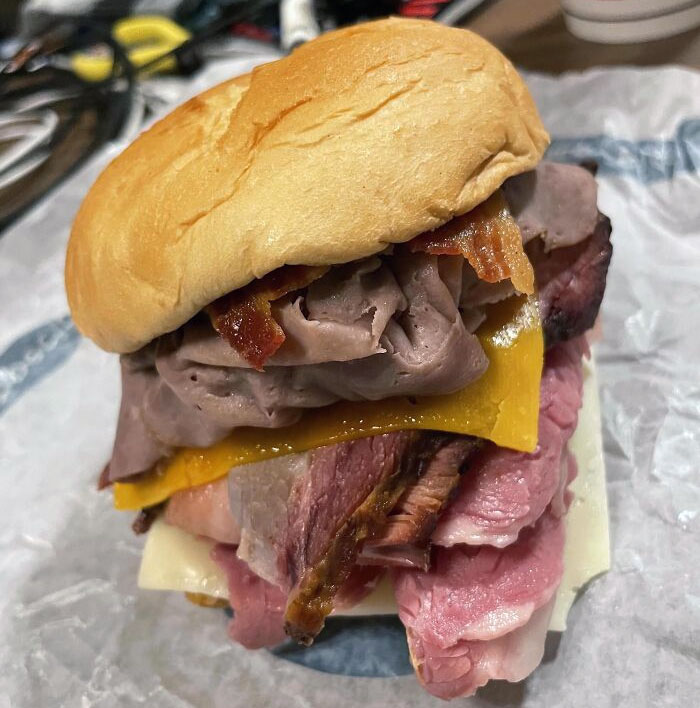 Just Ate An Arby's Meat Mountain And I've Never Felt More American