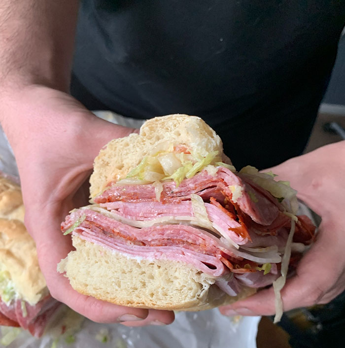 Sonic Assorted, From Calabresella's In Rochester, NY. They Warned Me Before I Ordered It. Weighed It When I Got Home And The Large Was Just Shy Of 3 Pounds