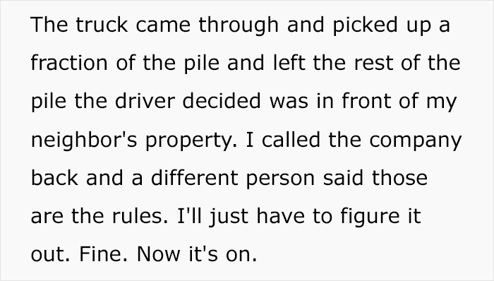 Man Buys The Rights To His Neighbors' Leaves To Mess With Leaf Collection Company's Ridiculous Rules By Building A Giant Pile Man Buys The Rights To His Neighbors' Leaves To Mess With Leaf Collection Company's Ridiculous Rules By Building A Giant Pile