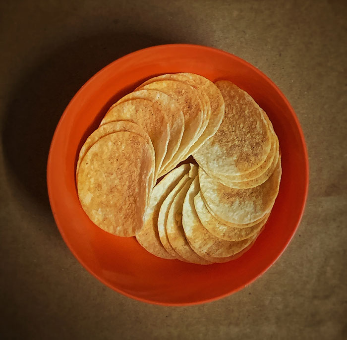 Picture of chips in the bowl