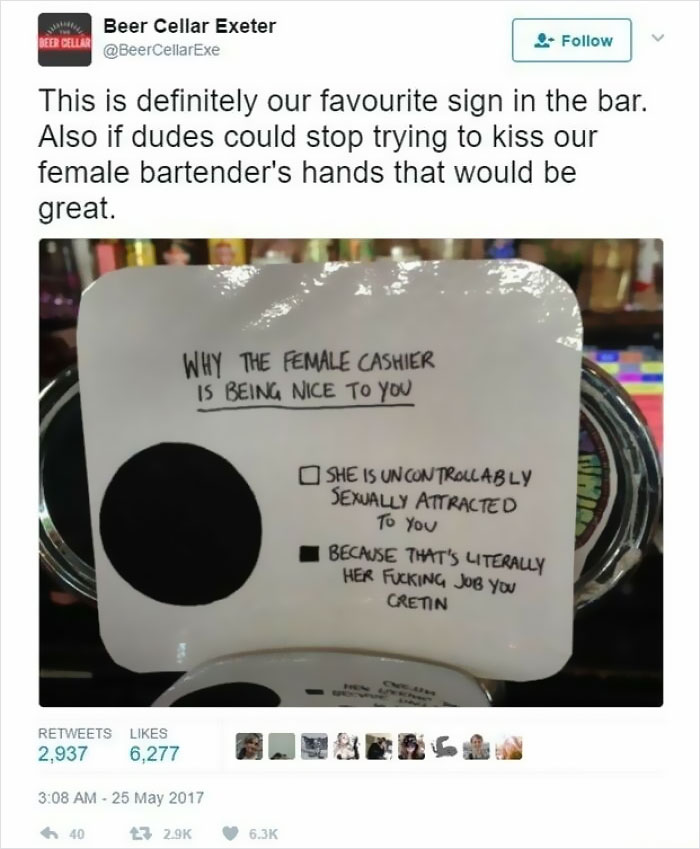 So Glad I Had Minimal Creepers During My Time In Customer Service. Stay Safe Out There Everyone!