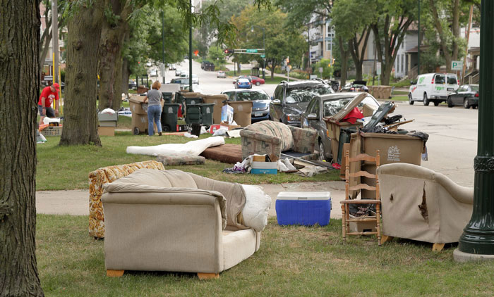 Knowing Their Home Is Tiny, Students Get Revenge On Neighbors Who Stole Furniture From Their House By Not Taking It Back