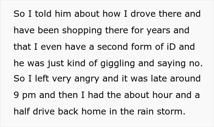 Customer Is Denied Wine Purchase By Power-Tripping Staff, Gets Sweet Revenge By Using Their Own Policy Against Them Customer Is Denied Wine Purchase By Power-Tripping Staff, Gets Sweet Revenge By Using Their Own Policy Against Them