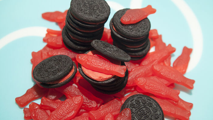 Swedish Fish Oreos