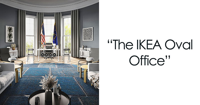 Here’s What The Oval Office Might Look Like With An Overhaul In The Style Of 6 Popular Home Brands