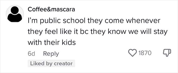 School Charges Parent $116 And Gives It All To The Teacher Who Had To Look After Their Child Because They Were Late