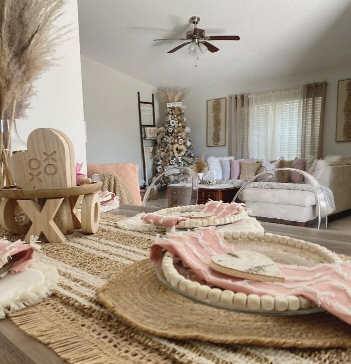 It Took My Brain Entirely Too Long To See That I Was Looking At A Table And Chairs Rather Than Some Weird Things Scattered On The Floor