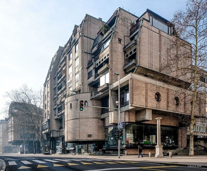 Barrio residencial Ferant Garden en Liubliana, Eslovenia, construido en 1975
