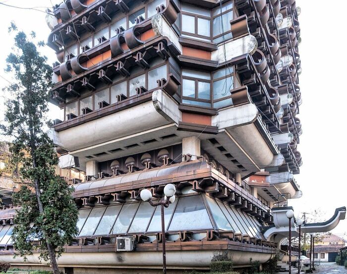Bank Of Kosovo Building, Peja, Kosovo, 70s