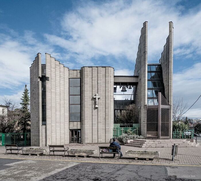 All Saints' Roman Catholic Church, Farkasrét Budapest , Hungary Designed And Built Between 1974-1977