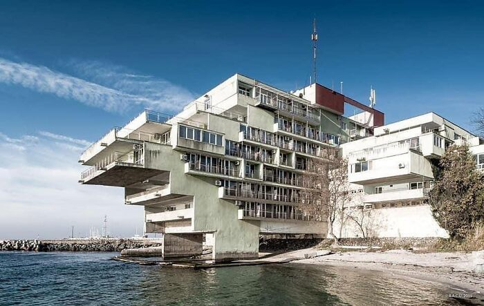 Hotel Pomorie, Pomorie, Bulgaria. Built In (1976)